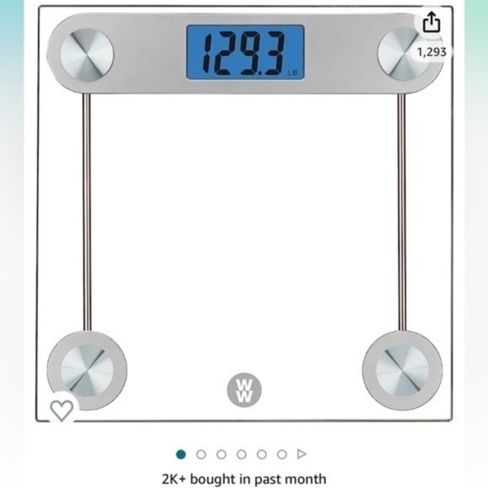 Weight watchers digital glass scale​
